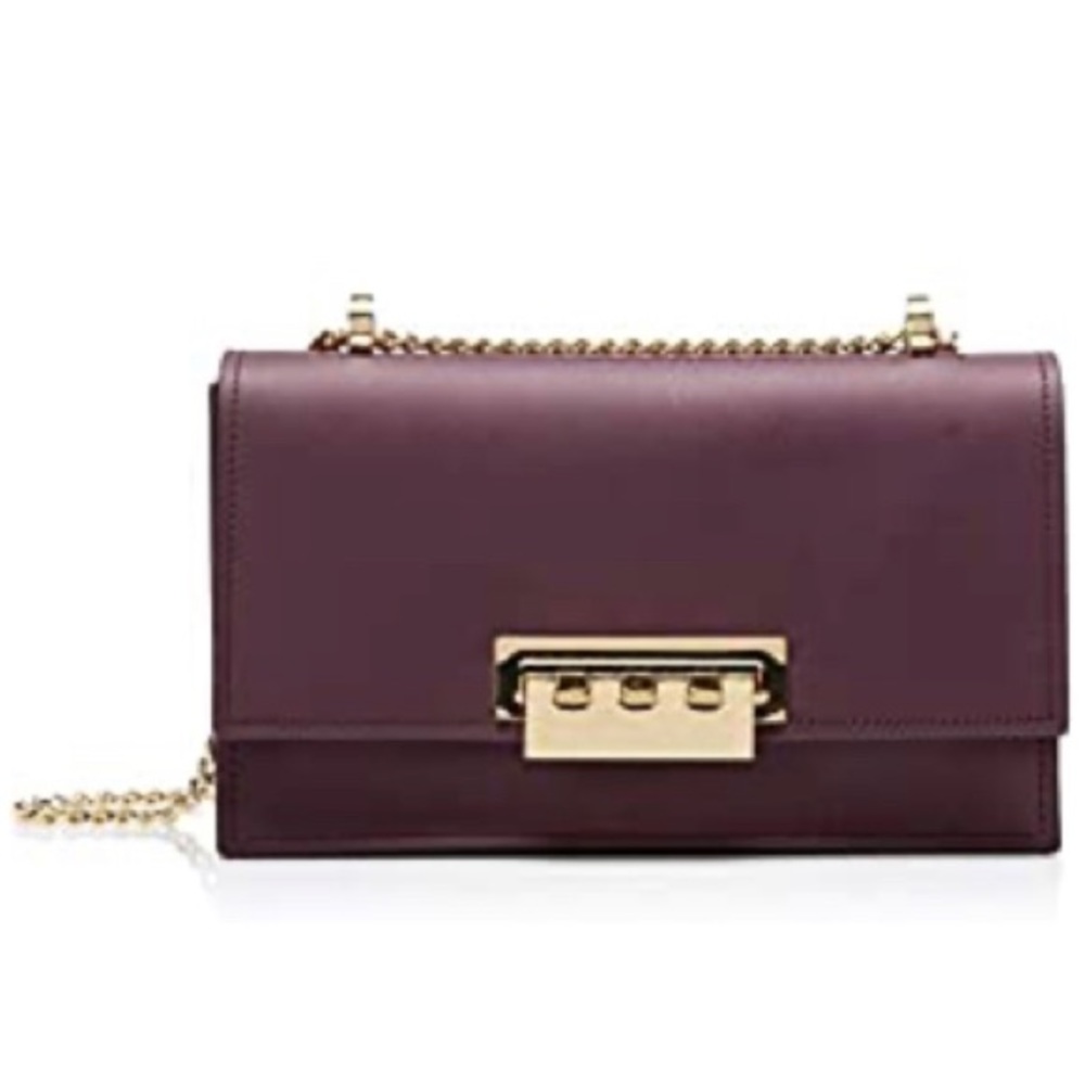 ZAC Zac Posen Earthette Chain Shoulder Vineyard